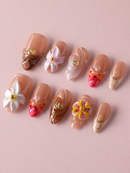 Tropical Vibes Press on nails