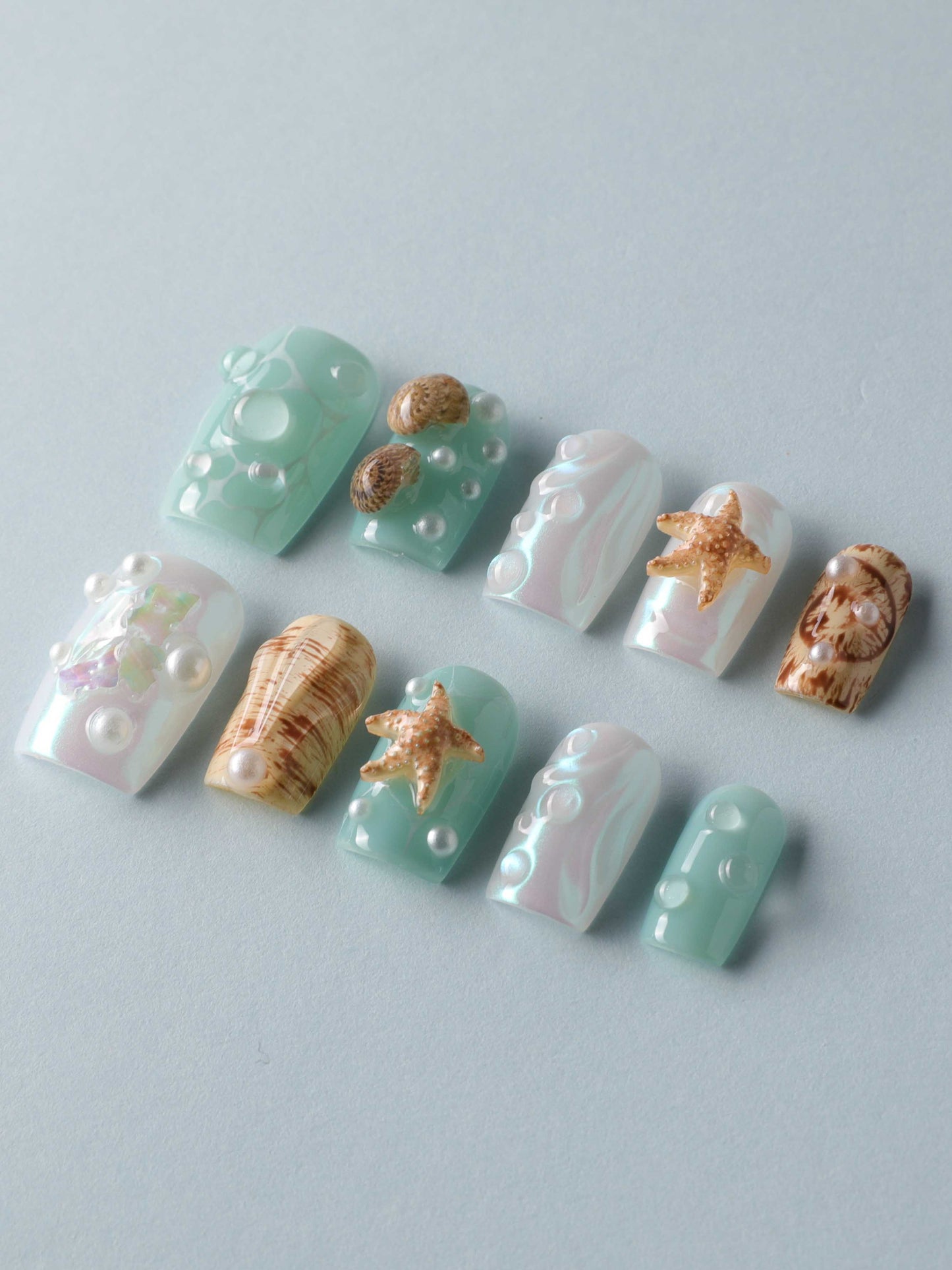 Mauritius Escape Press on nails