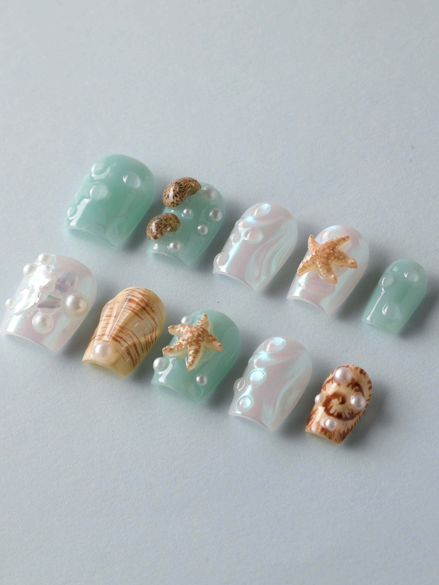 Mauritius Escape Press on nails